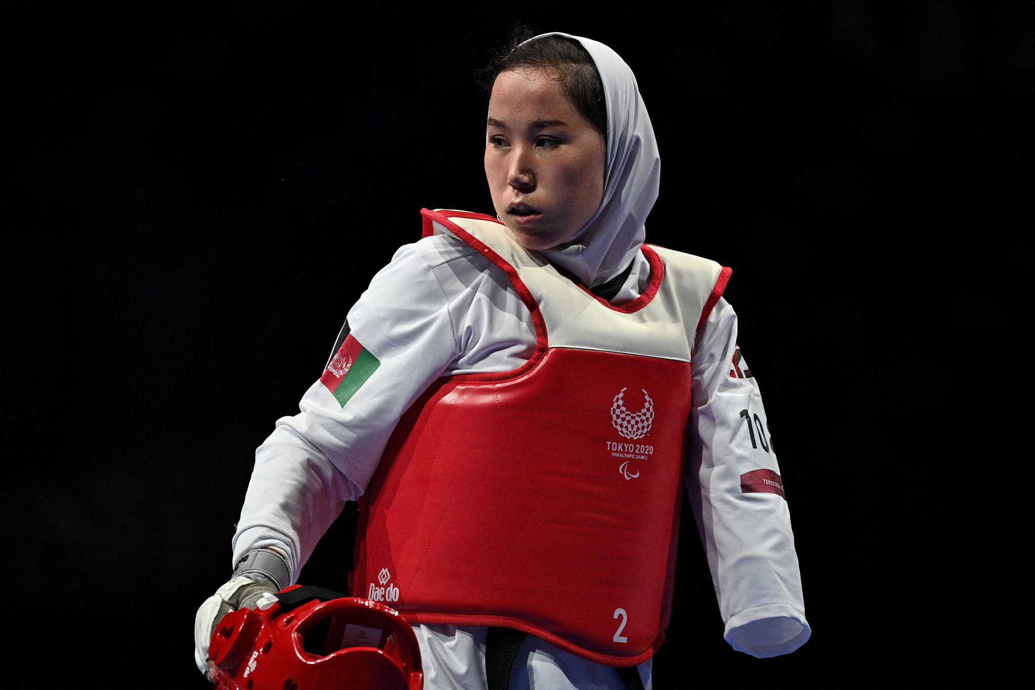 Zakia Khudadadi competed for Afghanistan at the Tokyo 2020 Paralympic Games ©Getty Images