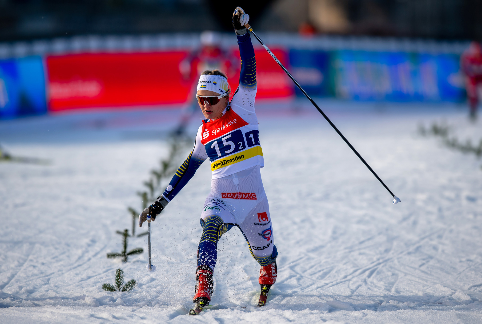 Linn Svahn has been denied an Olympic debut by a shoulder injury ©Getty Images