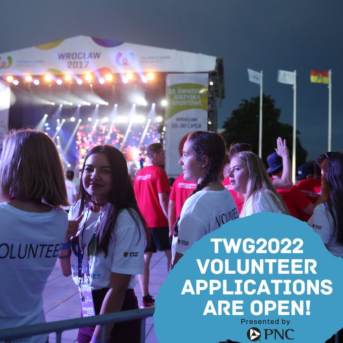 Volunteer applications for the Birmingham 2022 World Games are now open ©TWG2022