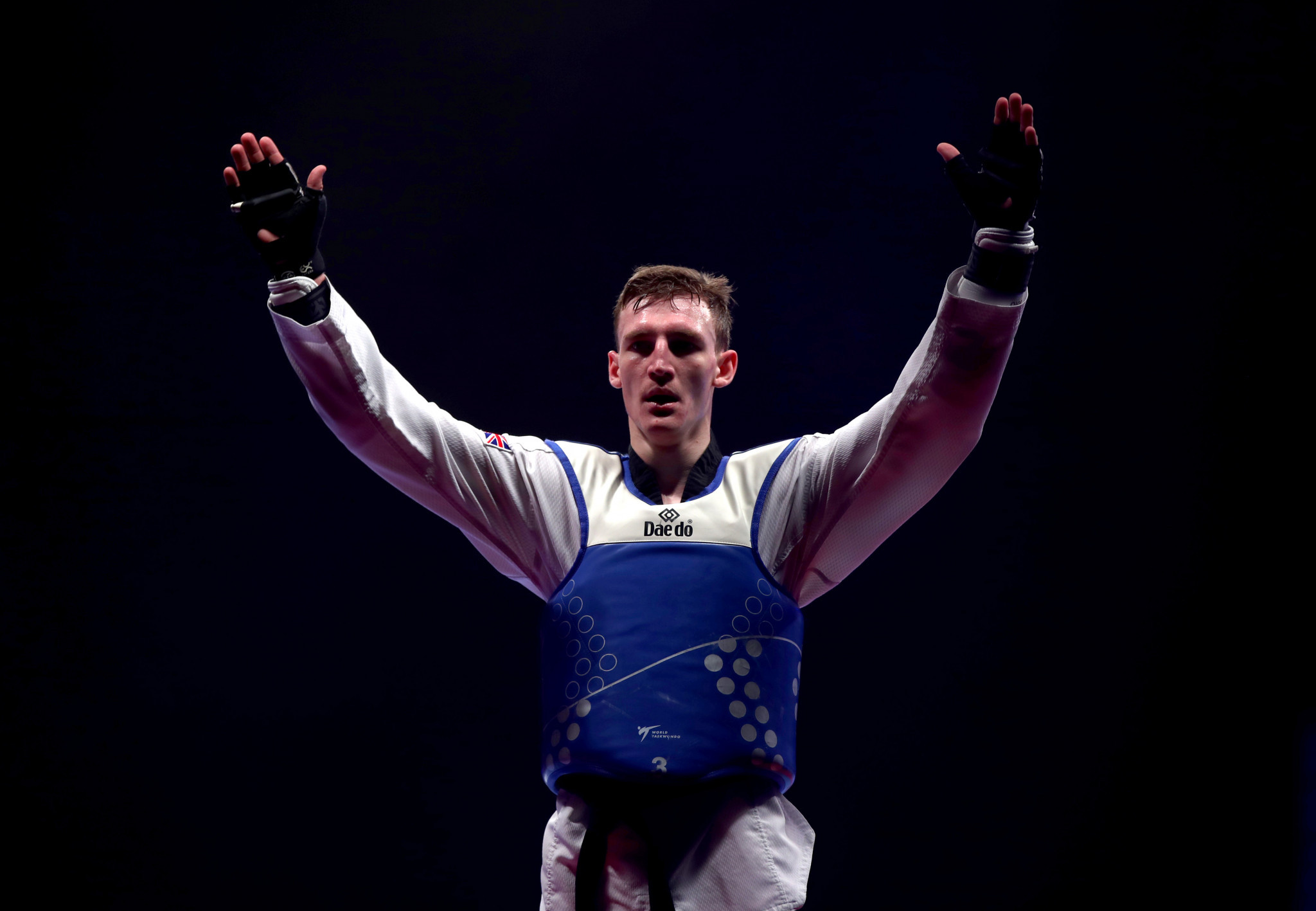 Bradly Sinden became Britain's first male world taekwondo champion during Matt Archibald's tenure ©Getty Images