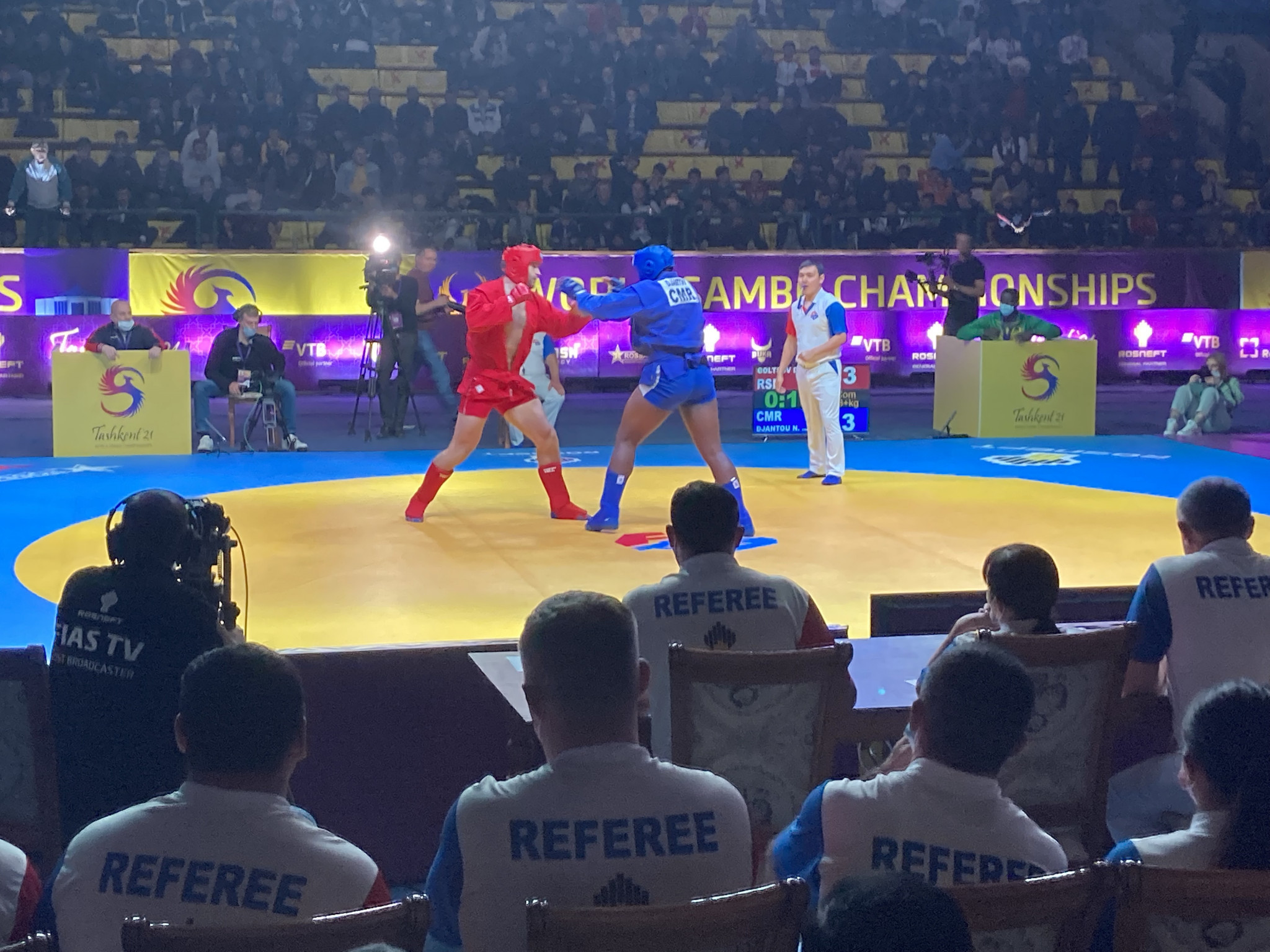 FIAS World Sambo Championships: Day one of competition
