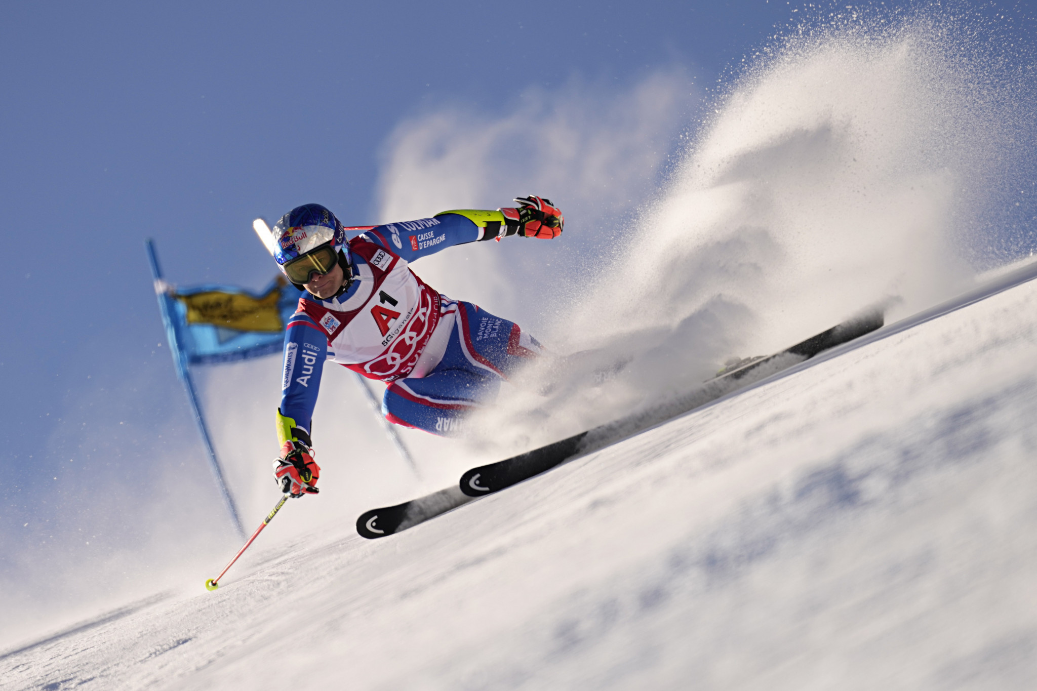 Alexis Pinturault could become only the second man to win two gold medals at Lech/Zürs ©Getty Images