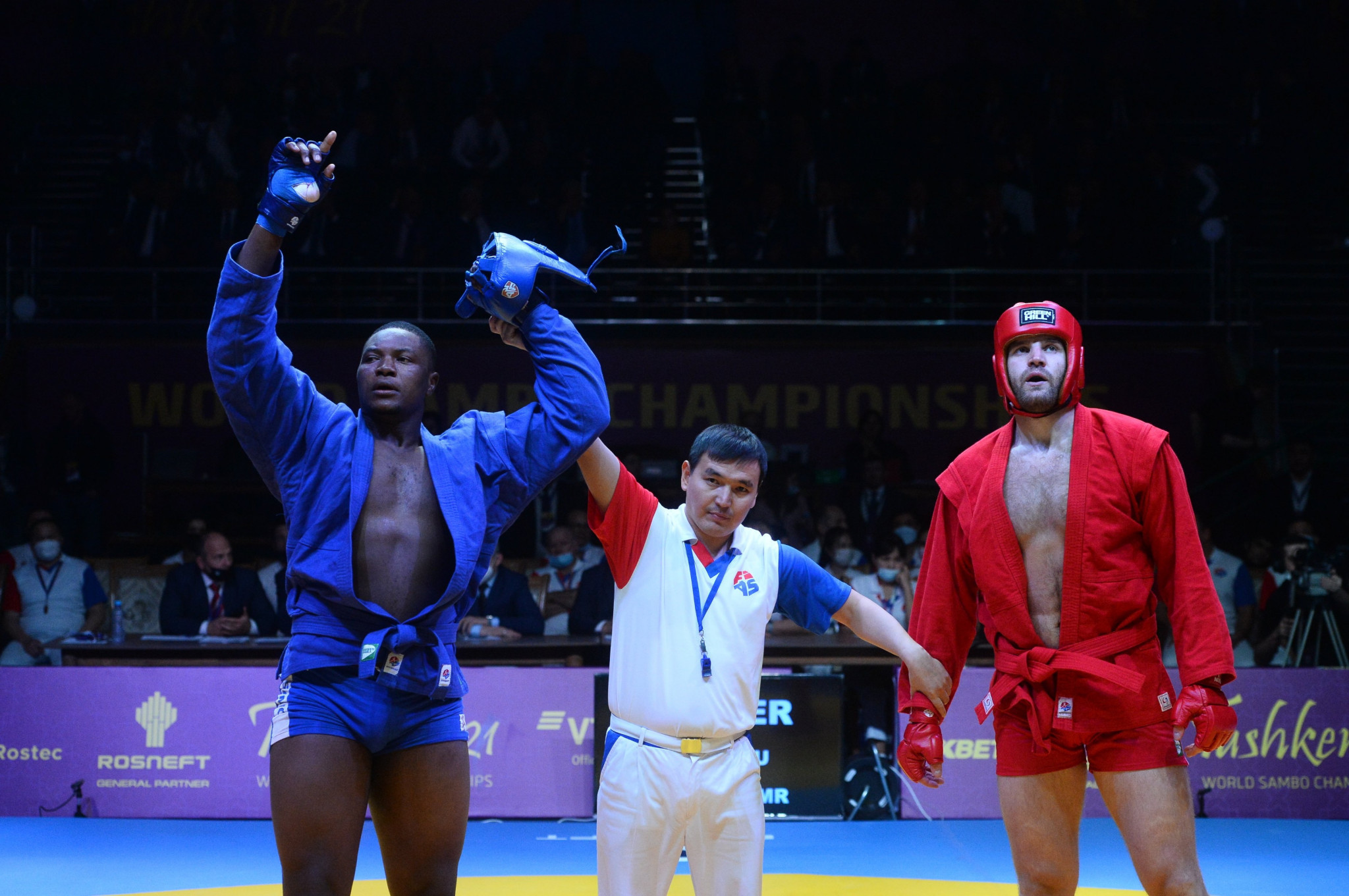 Russia lose three of four finals on first day of World Sambo Championships