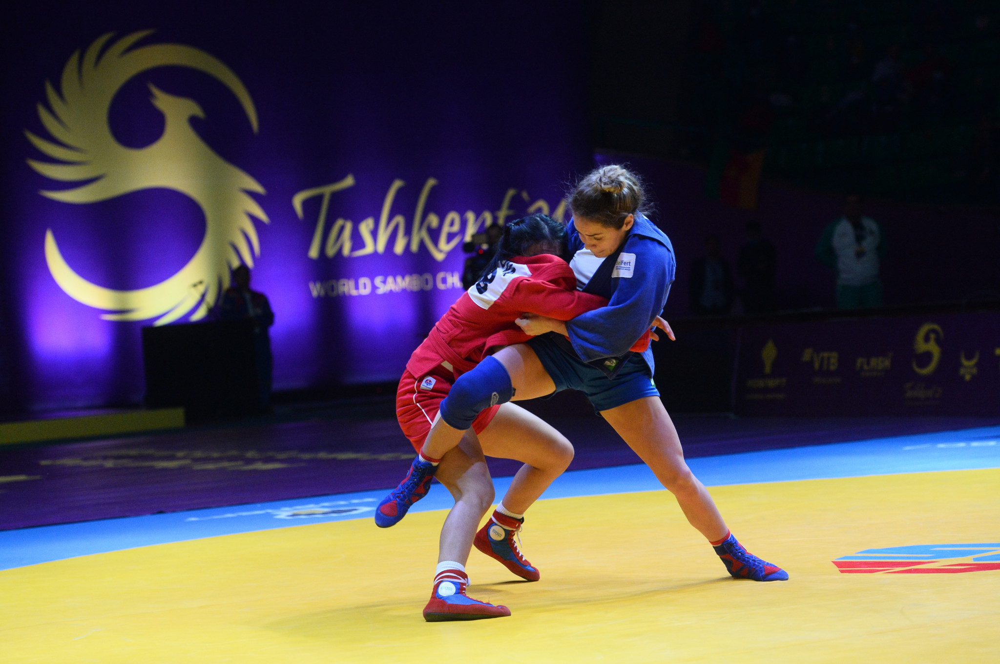 More than 340 athletes from almost 50 nations are competing at the World Sambo Championships ©FIAS