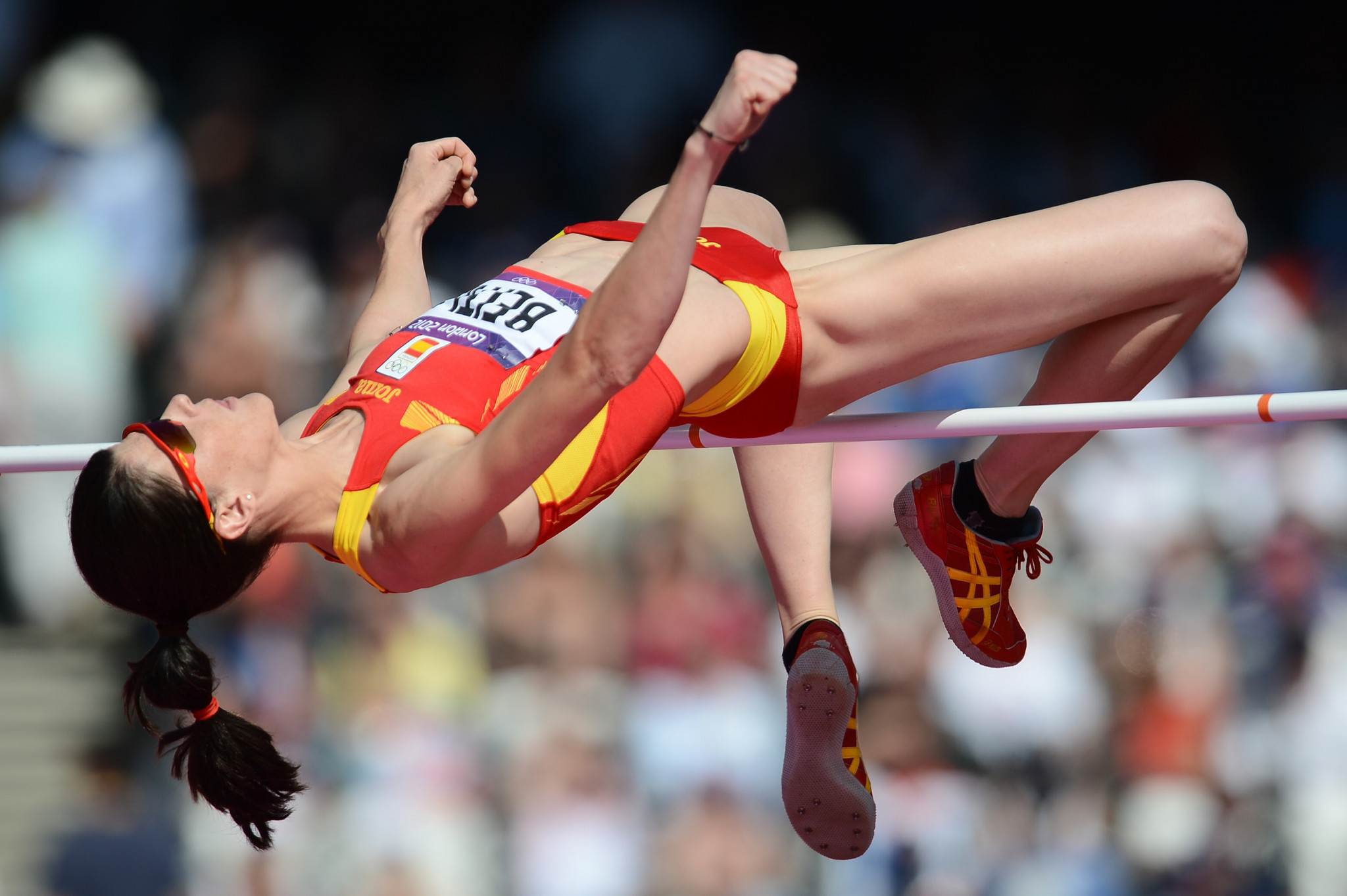 Ruth Beitia will receive the women's high jump bronze medal from London 2012 ©Getty Images