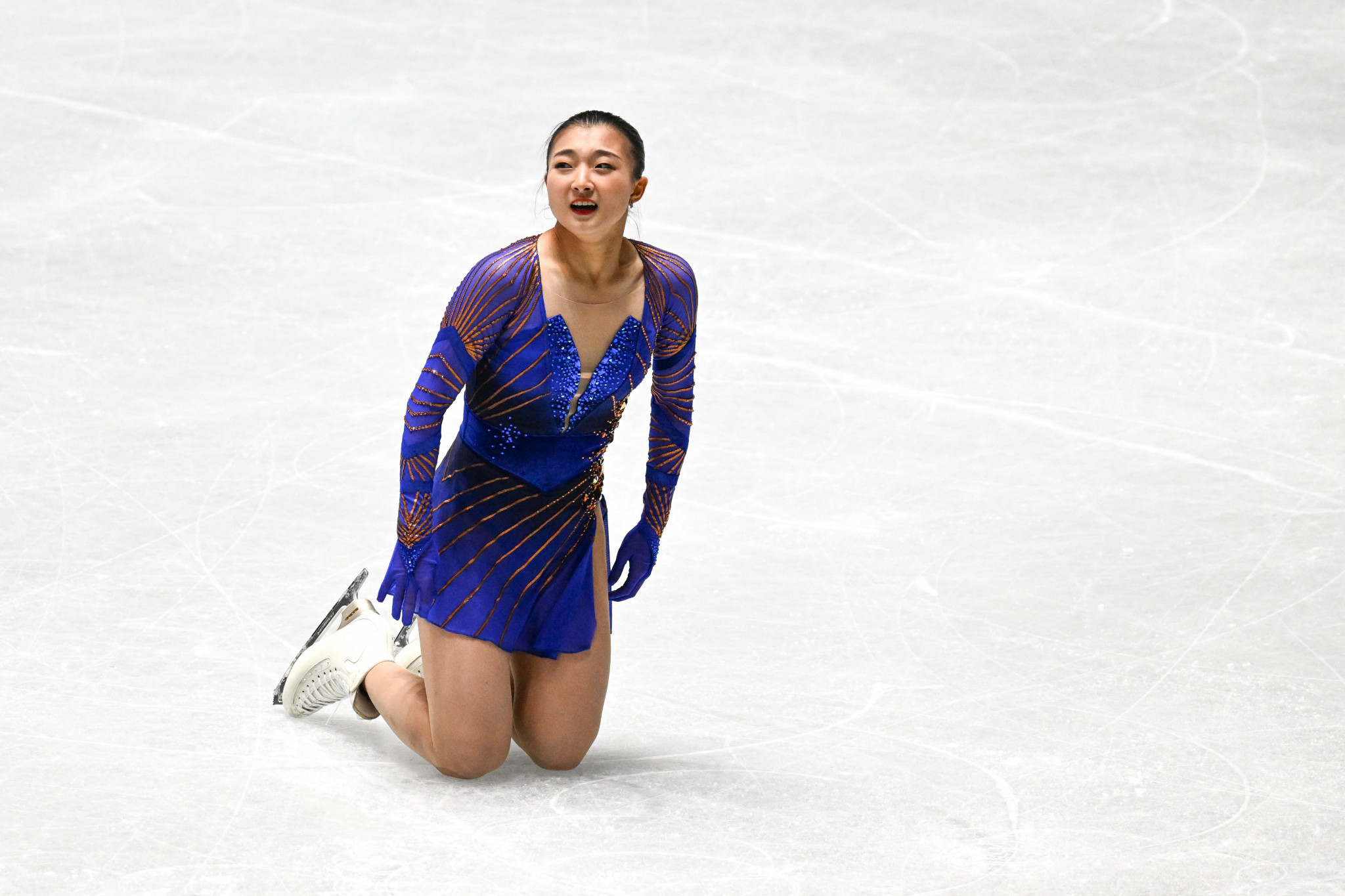 Kaori Sakamoto has won her second successive NHK Trophy title ©Getty Images