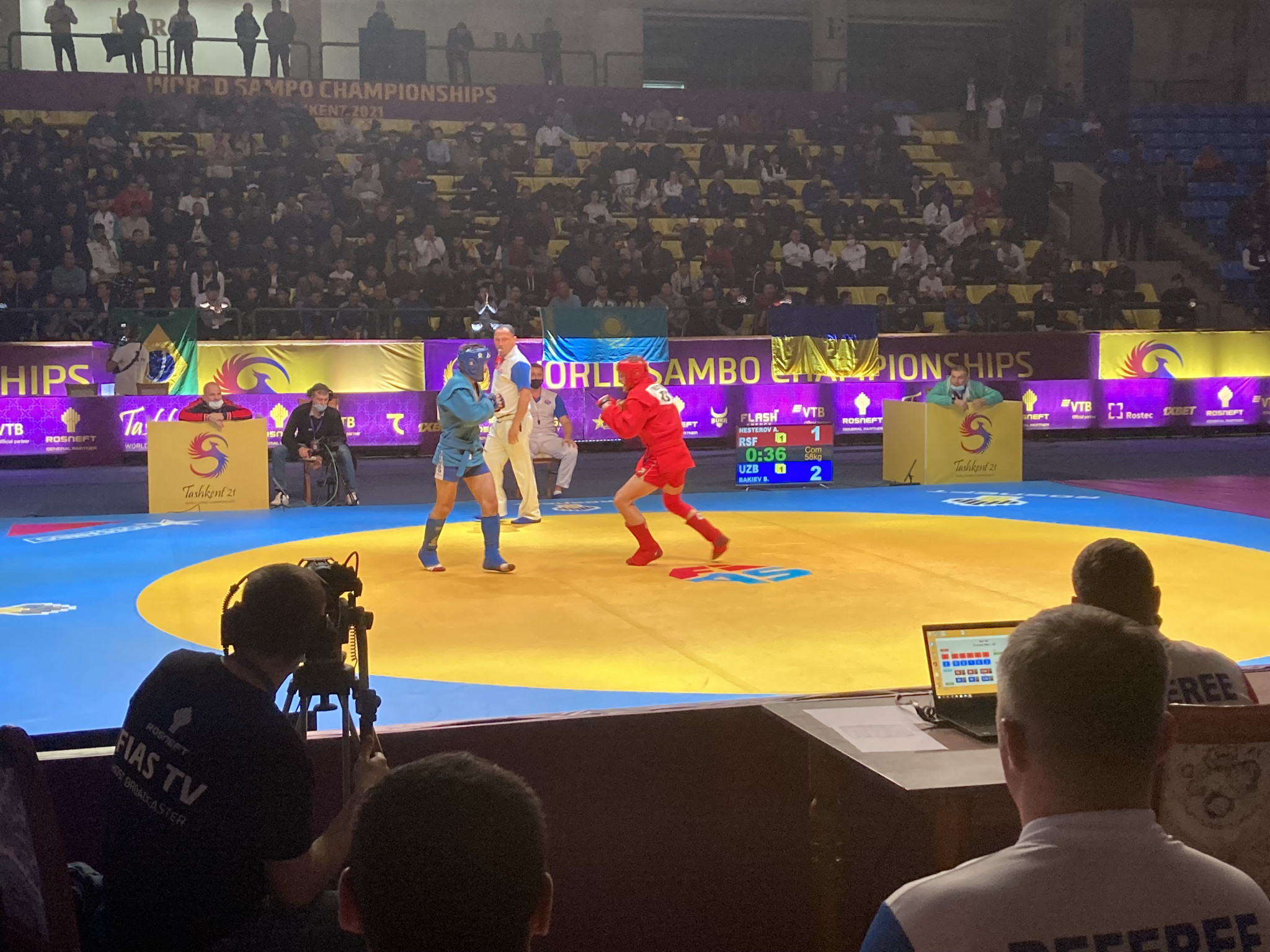 FIAS World Sambo Championships: Day two of competition