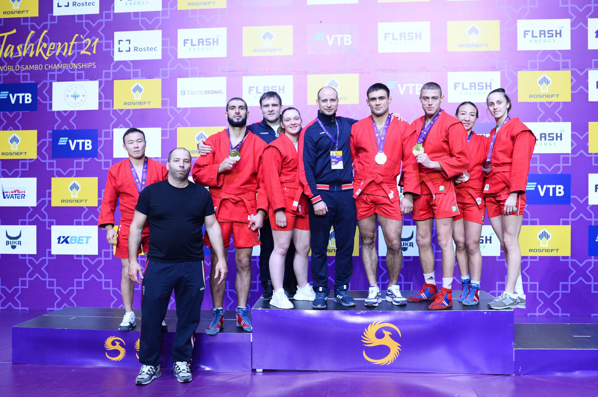 Russia topped the medal table with eight golds ©FIAS