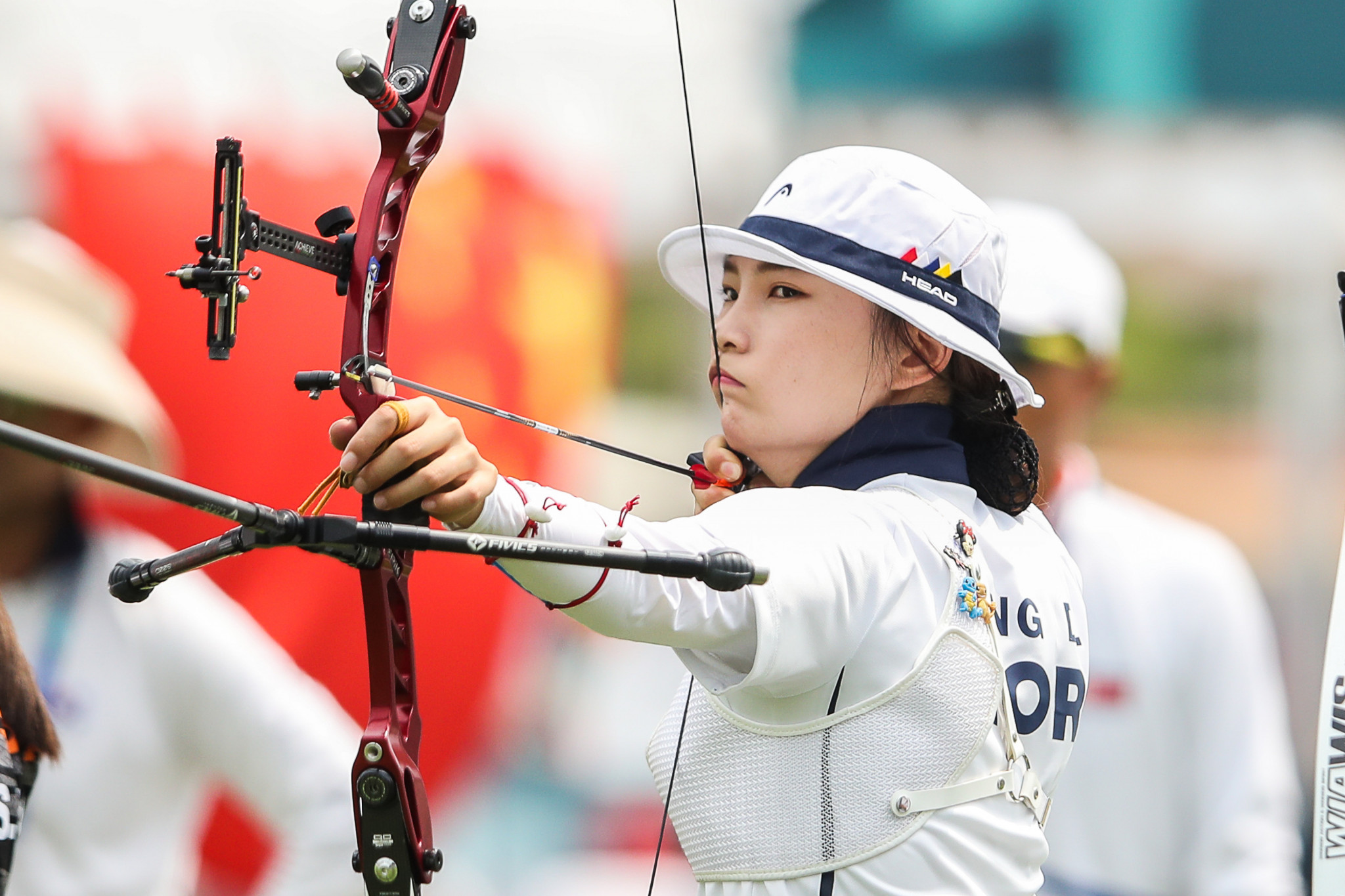 Jung Dasomi is seeking her maiden individual title at the Asian Archery Championships ©Getty Images