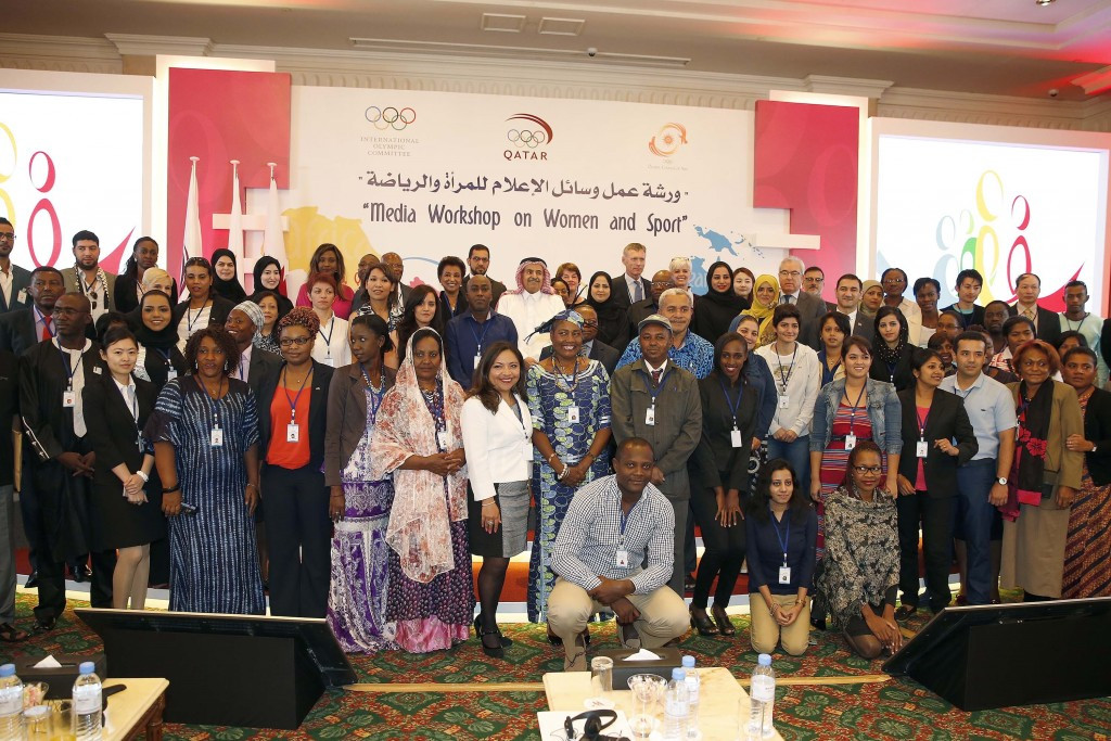 Media delegates, IOC and NOC members attended the two-day workshop in Doha ©QOC