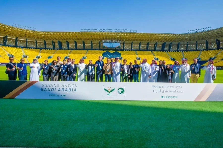 The AFC Evaluation Commission have been visiting Saudi Arabia to inspect its bid for the 2027 Asian Cup ©Saudi Arabia 2027 