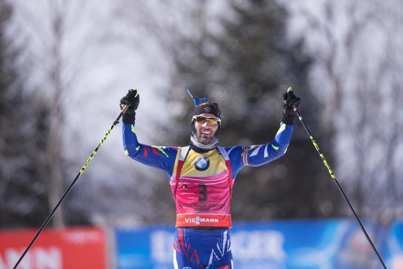 France's Martin Fourcade came from behind to win the men's 12.5km pursuit