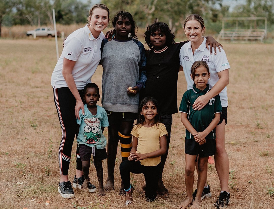 Olympics Unleashed works to inspire children from remote Australian communities to get involved with sport ©AOC