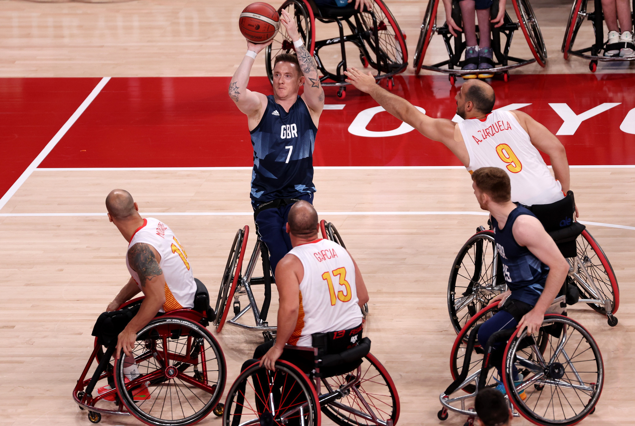 Terry Bywater, pictured with the ball, will have a seat on the new IWBF Players' Commission ©Getty Images