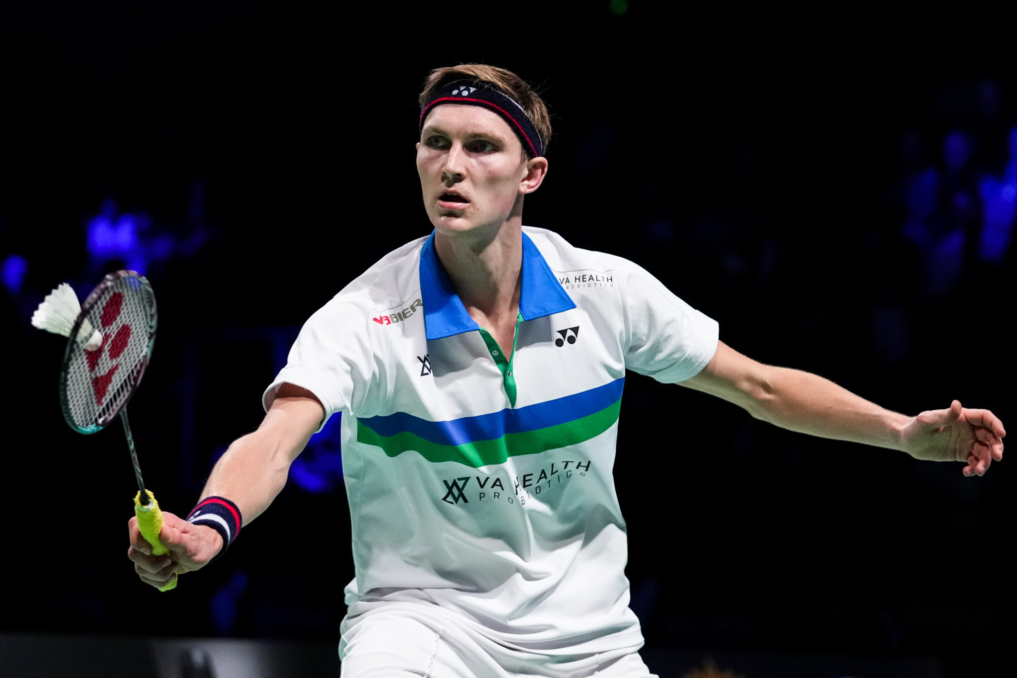 Viktor Axelsen won his opening match in straight games ©Getty Images