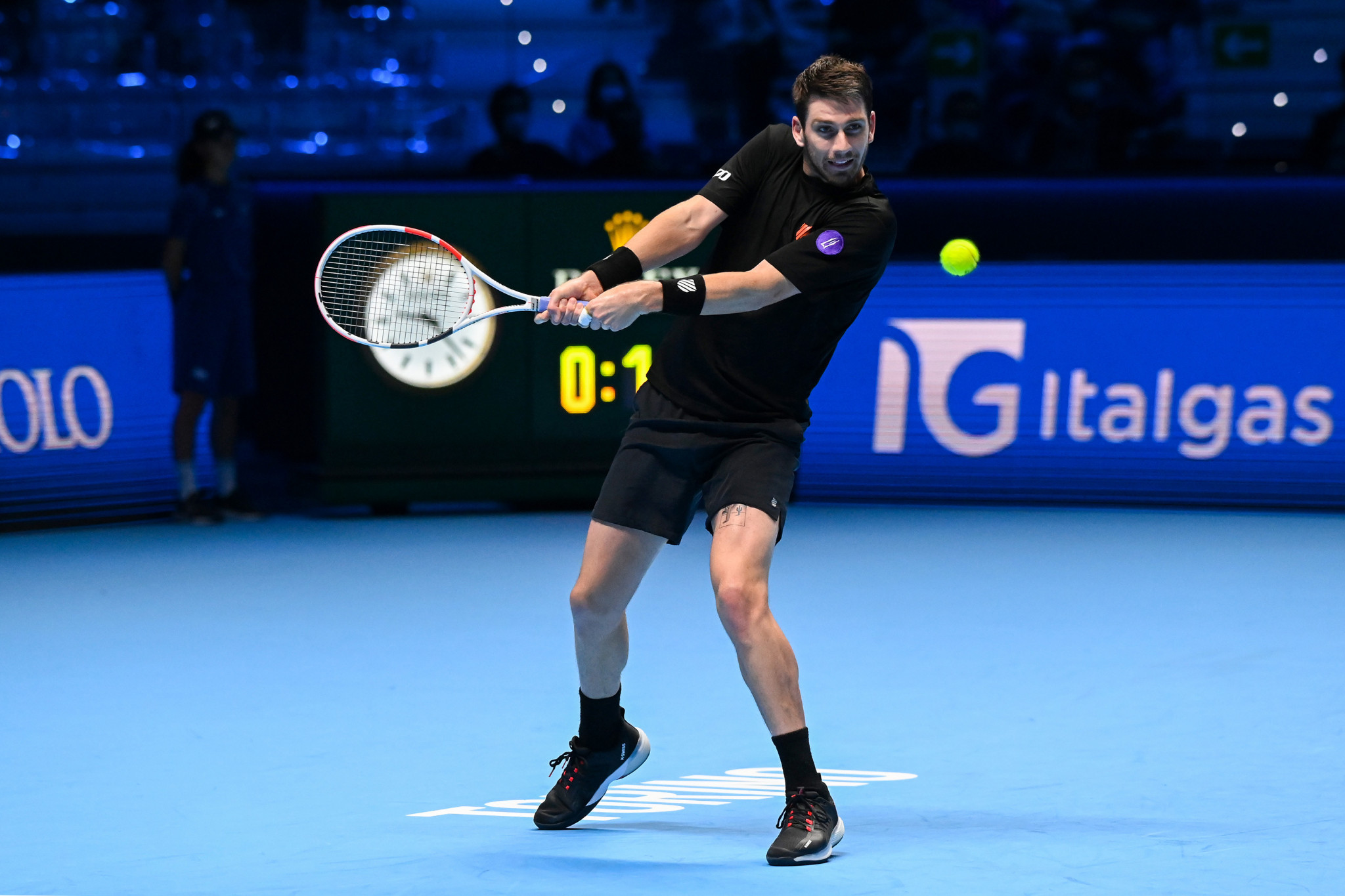 Cameron Norrie made his ATP Finals debut after Stefanos Tsitsipas became the second player of the competition to withdraw through injury ©Getty Images