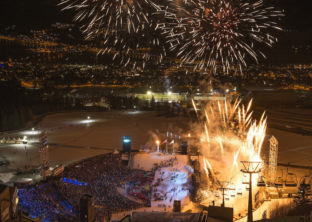 The Lillehammer 2016 Opening Ceremony was held at the same venue as at the 1994 Winter Olympic Games ©YIS/IOC