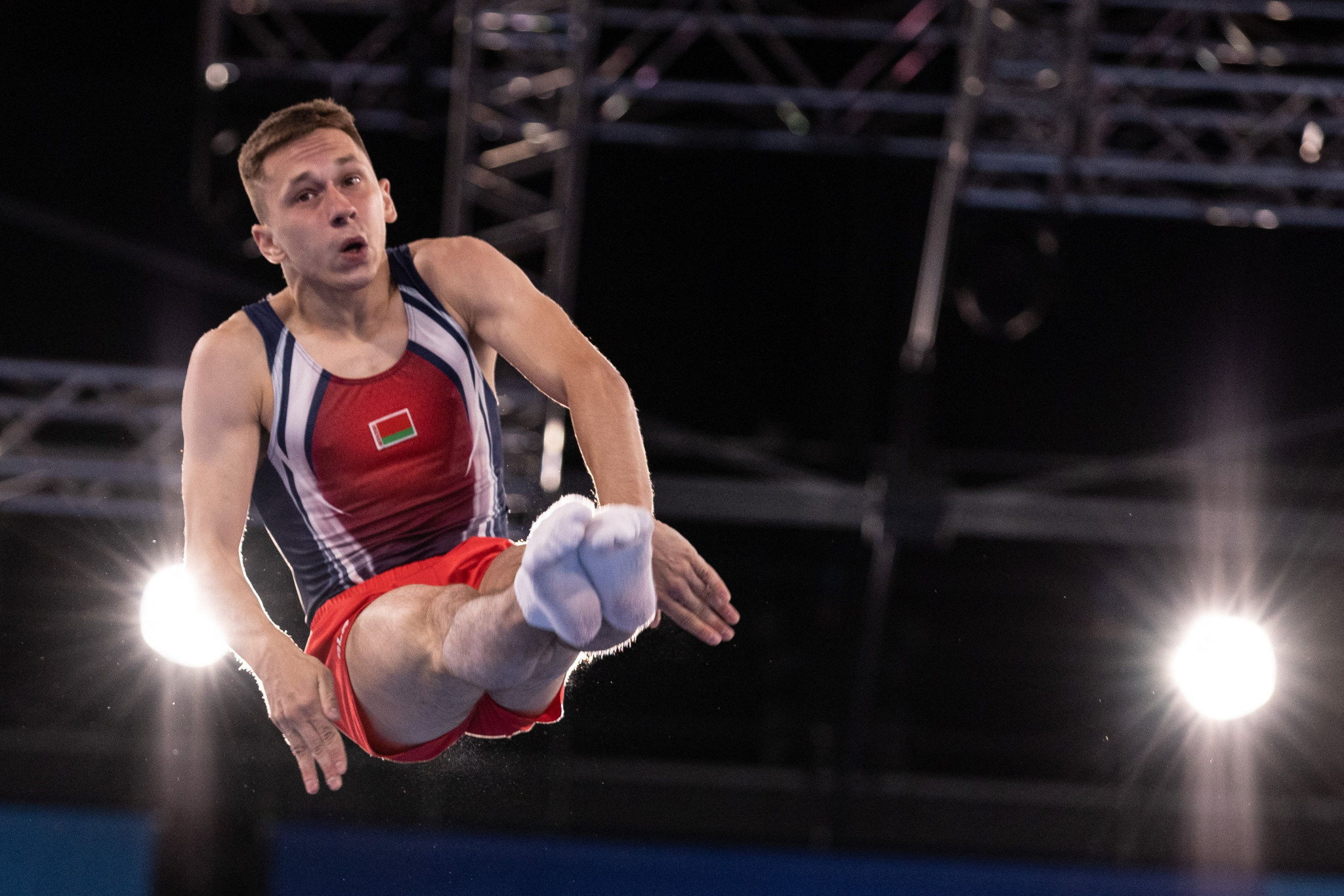 Olympic champion Litvinovich stars in qualifying at Trampoline Gymnastics World Championships