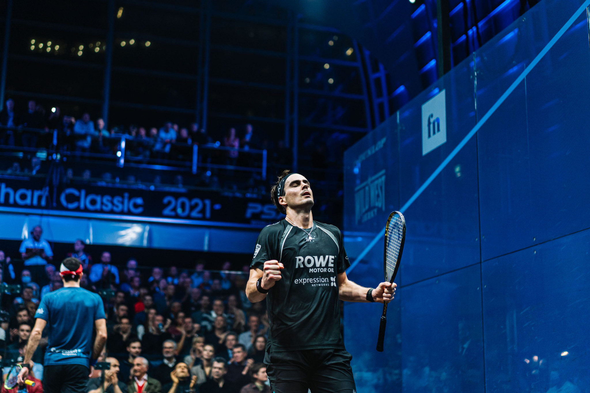 Paul Coll avenged his defeat to Diego Elias to move into the Canary Wharf Classic final ©PSA World Tour