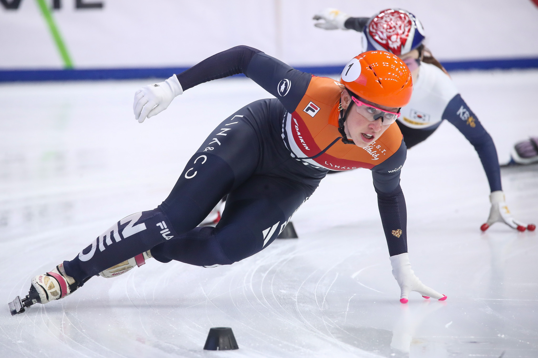 The Netherlands' Suzanne Schulting is through to the women's 1,500m semi-finals and 500m quarter-finals at the ISU Short Track Speed Skating World Cup in Debrecen ©Getty Images