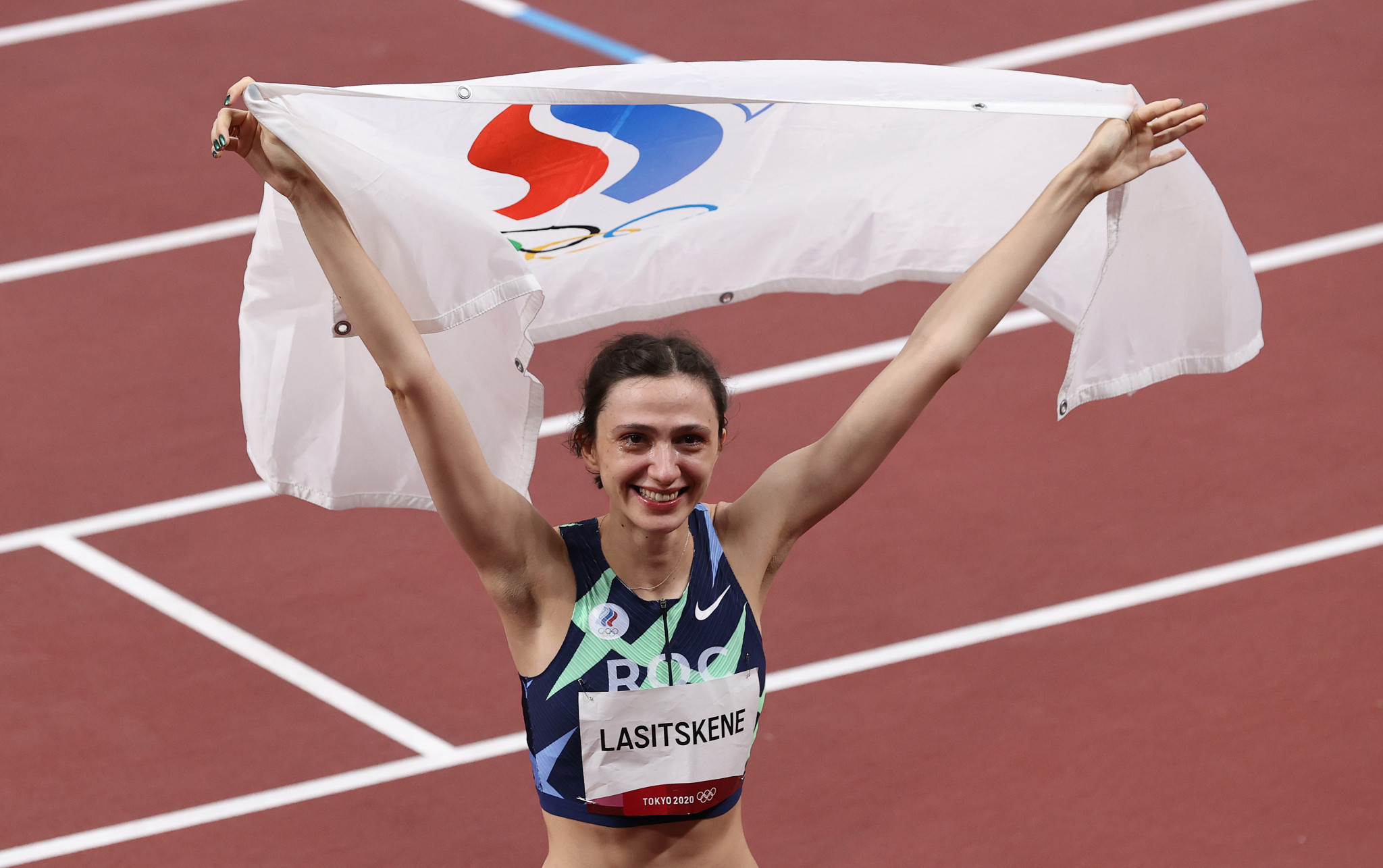 Russian Sports Minister Oleg Matytsin hopes a ban on the Russian Athletics Federation will be lifted in 2022 so athletes like Olympic high jump champion Maria Lasitskene can compete under the country's flag ©Getty Images