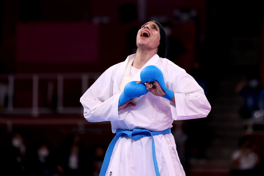 Olympic gold medallist Feryal Abdelaziz led Egypt to the women's team kumite final ©Getty Images