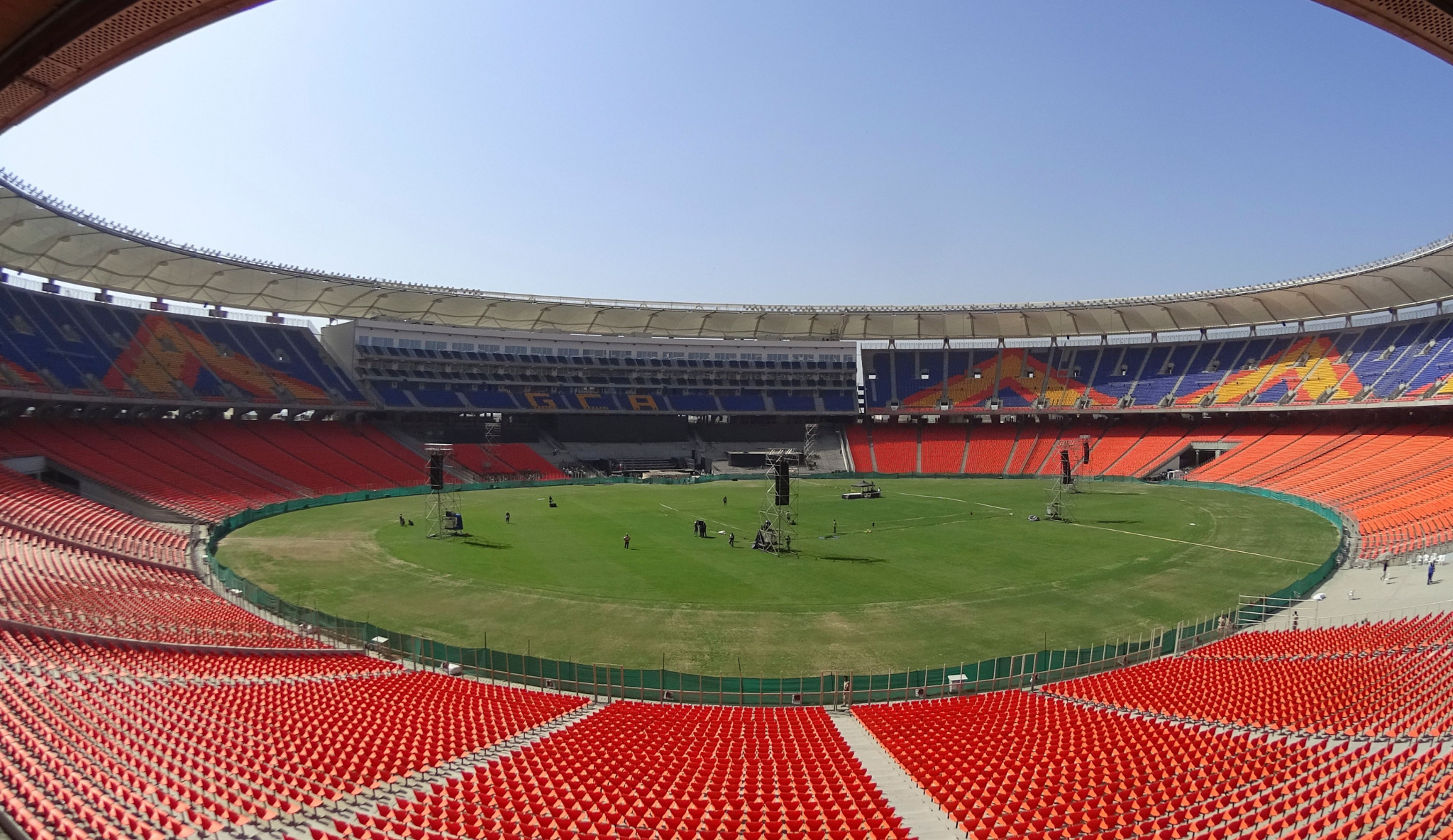 The Motera Stadium in Ahmedabad has been cited as a potential Opening Ceremony host for the 2036 Olympic Games ©Getty Images