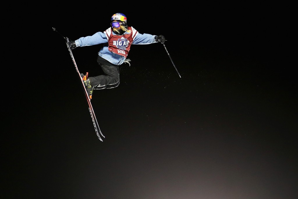 Germany’s Lisa Zimmerman outscored top women’s qualifier Emma Dahlstrom of Sweden to triumph at the first-ever FIS Freestyle Skiing Big Air World Cup in Boston’s Fenway Park ©Getty Images