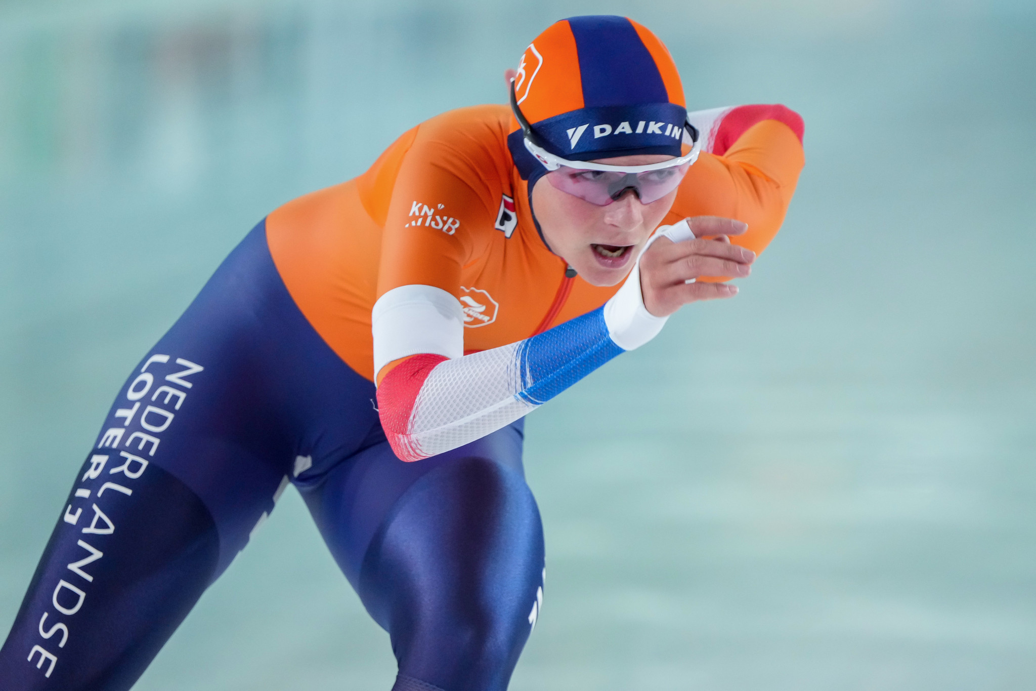 The Netherlands' Irene Schouten won her second consecutive long distance event by triumphing in the women's 5,000m ©Getty Images