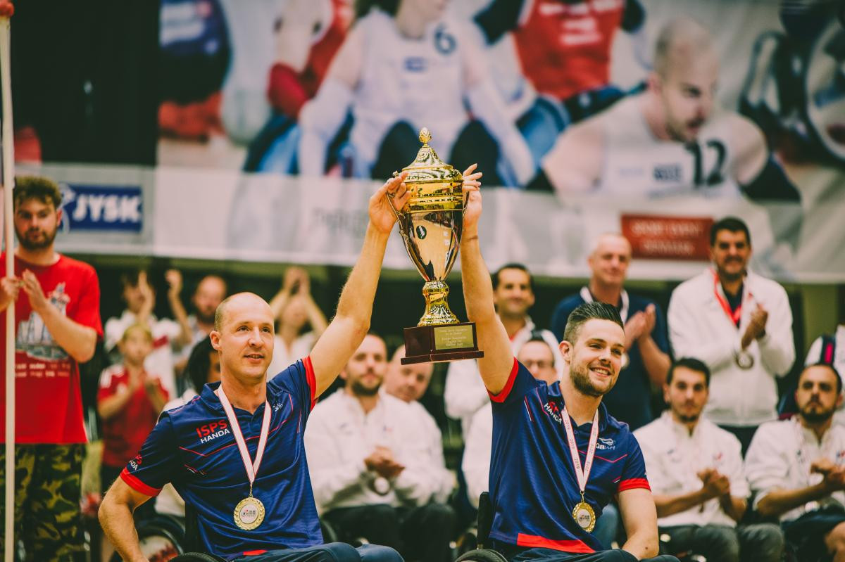 Britain won their seventh Wheelchair Rugby Rugby European Championship Division A title in Vejle in 2019 ©IPC