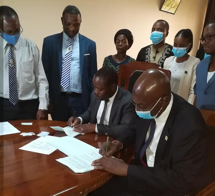The Tanzania Baseball and Softball Association signed a Memorandum of Understanding with the Dar Es Salaam University College of Education in February to introduce baseball for the blind at the institution ©TaBSA