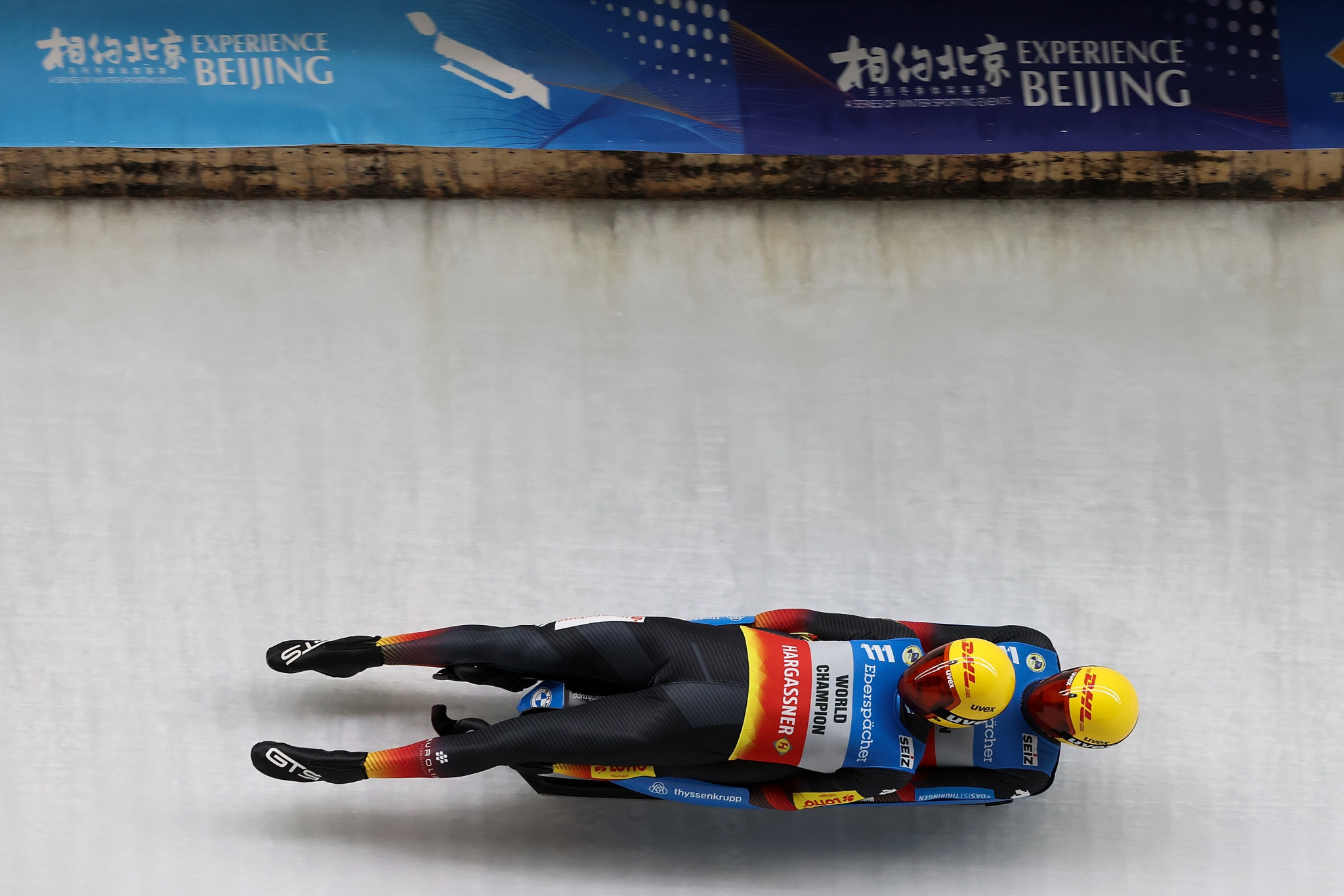 Eggert and Benecken impress on Beijing 2022 track in Luge World Cup opener