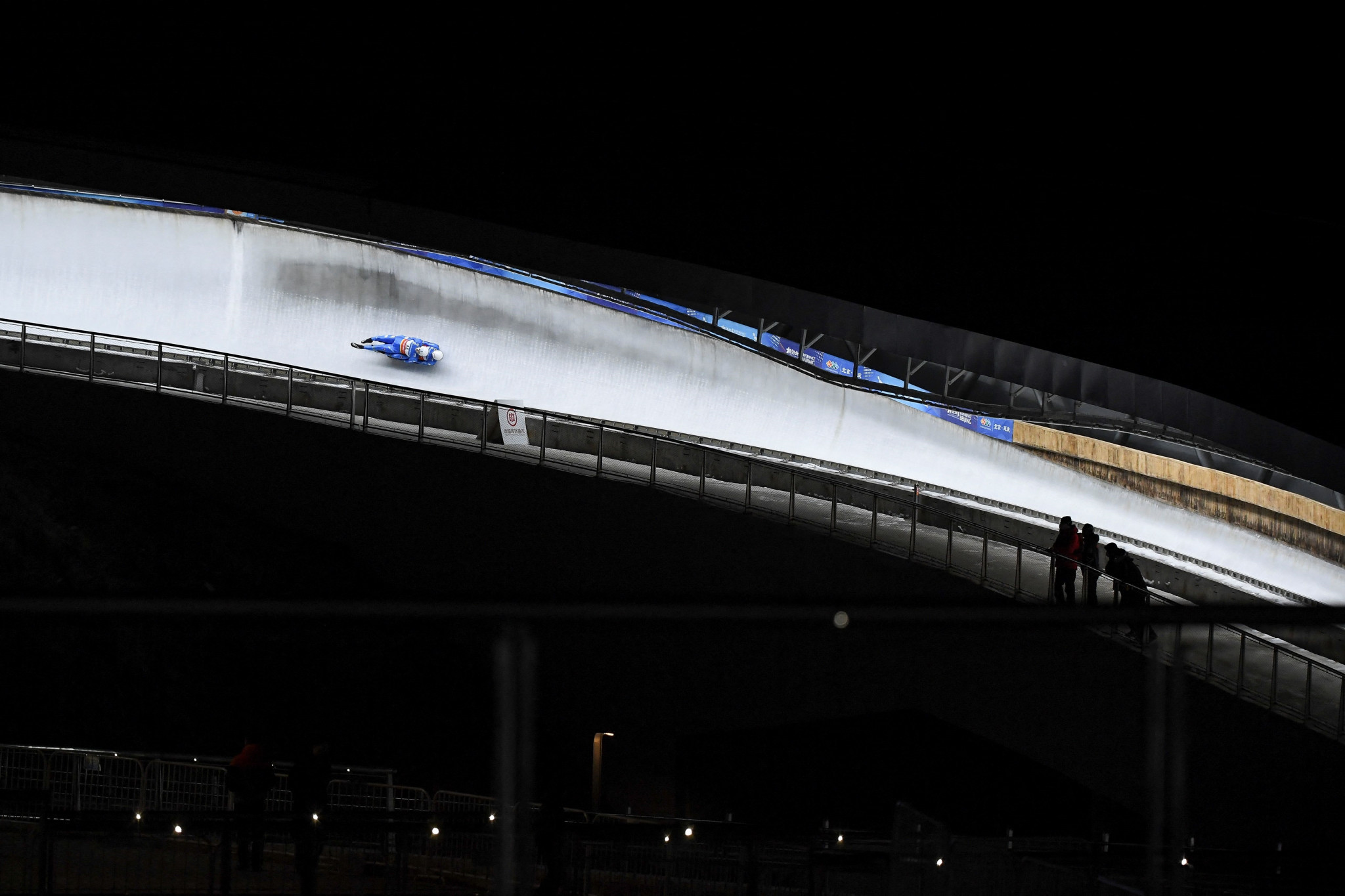 Built for Beijing 2022, Yanqing National Sliding Centre held bobsleigh, skeleton and luge events at Winter Olympics ©Getty Images