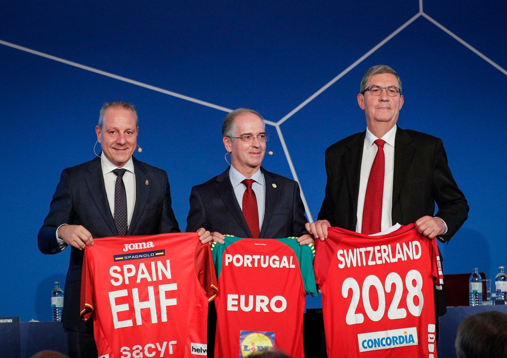 Spain, Portugal and Switzerland will stage the men's 2028 European Championship ©EHF