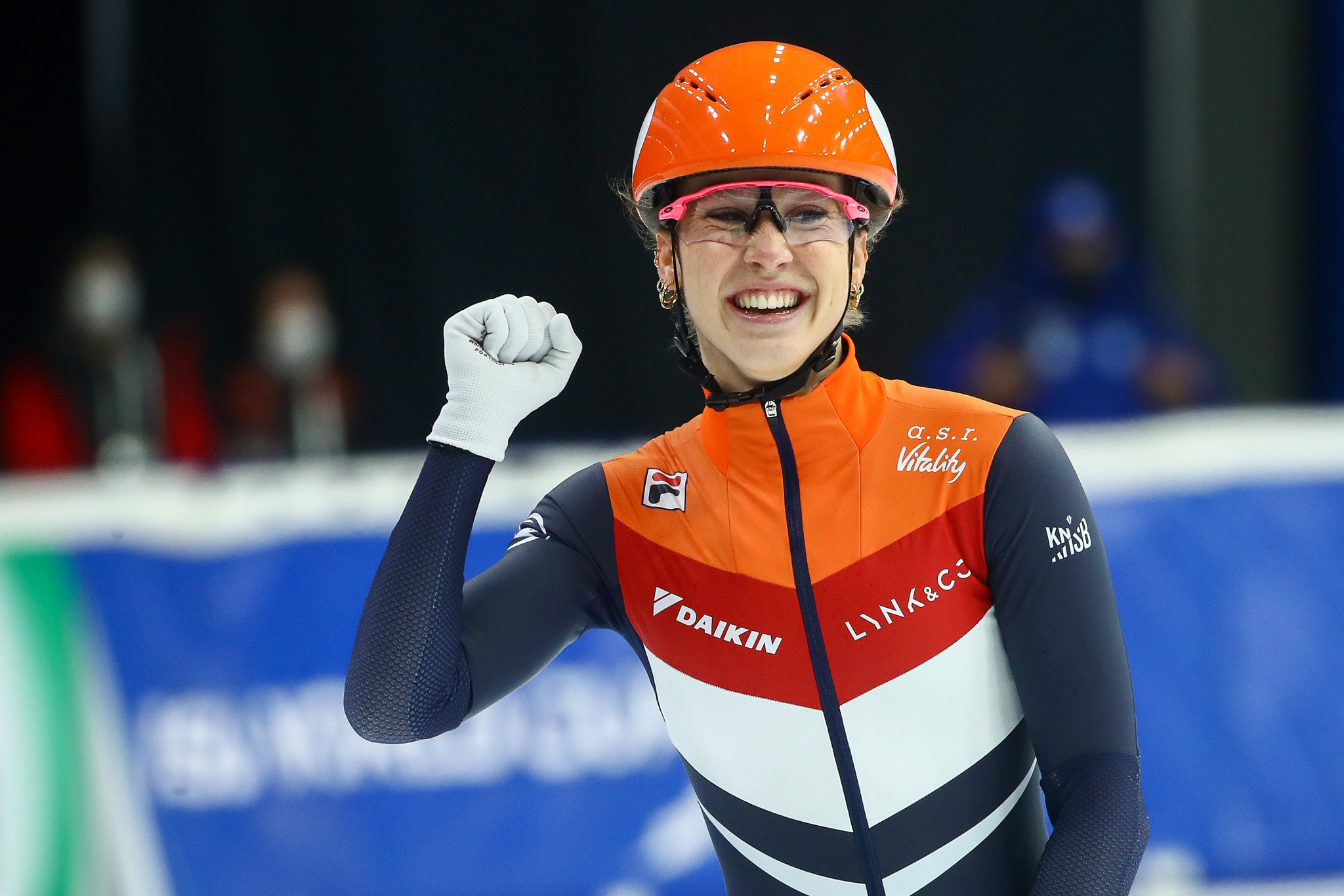 Suzanne Schulting of The Netherlands triumphed in the women's 500m and 1,500m in Debrecen ©Getty Images