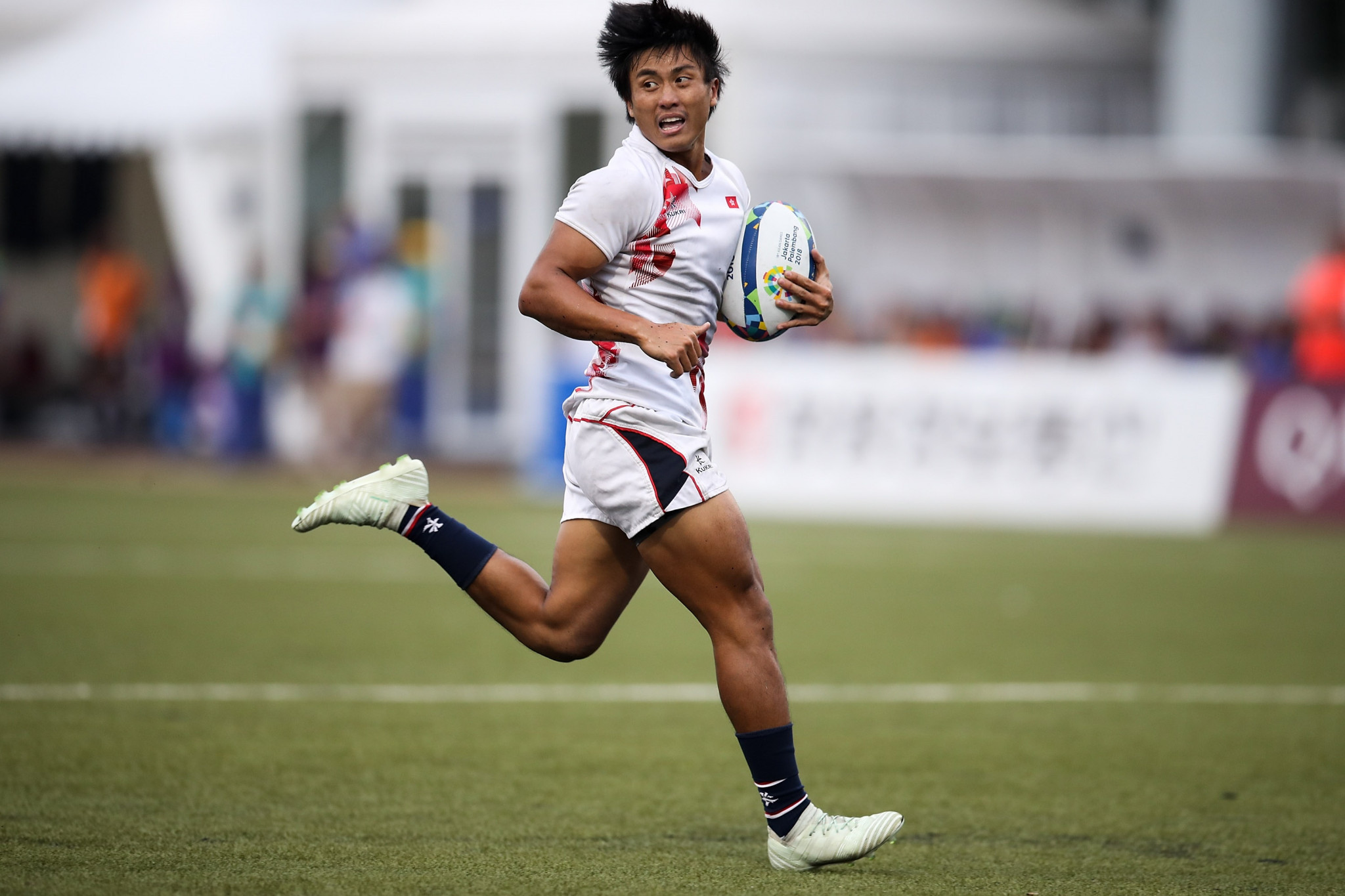 Hong Kong stormed to victory in the men's competition at the Asia Rugby Sevens Series ©Getty Images