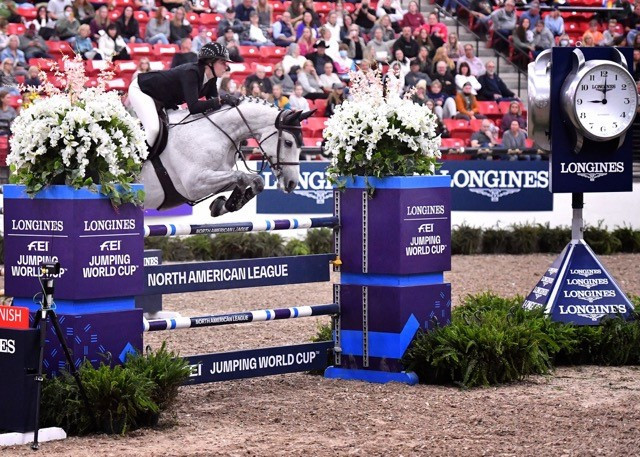 Holloway leads all-American podium at Longines FEI Jumping World Cup in Las Vegas