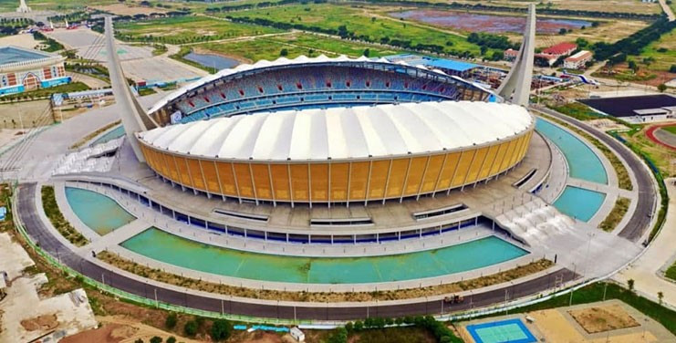 The 60,000-capacity Morodok Techo National Stadium in Cambodia's capital Phnom Penh is set to play a leading role at the 2029 Asian Youth Games ©CAMSOC