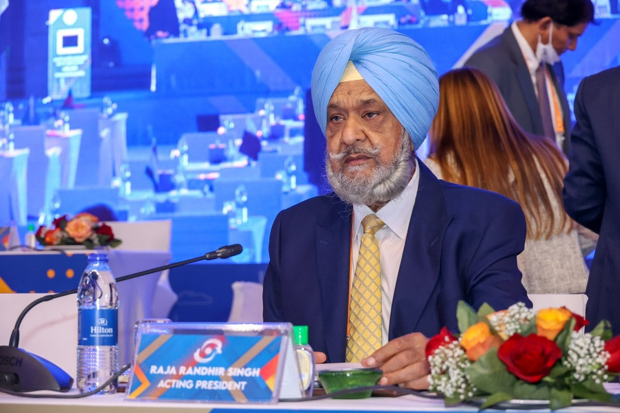India's Randhir Singh was in charge of the OCA General Assembly having taken over as Acting President in September ©OCA