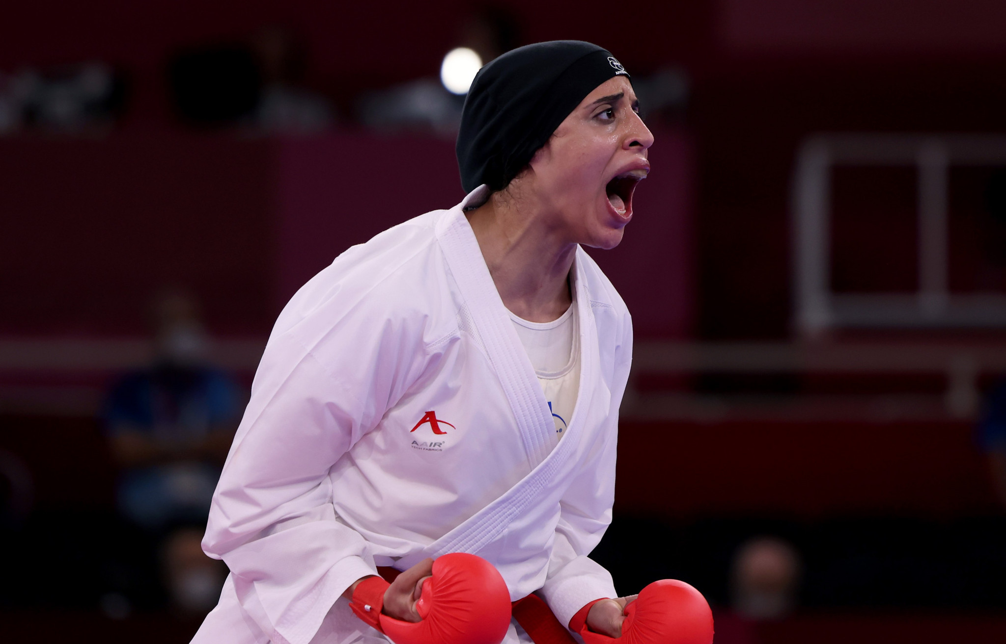 Olympic champion Feryal Abdelaziz inspired Egypt as they dethroned France in the women's team kumite final 
