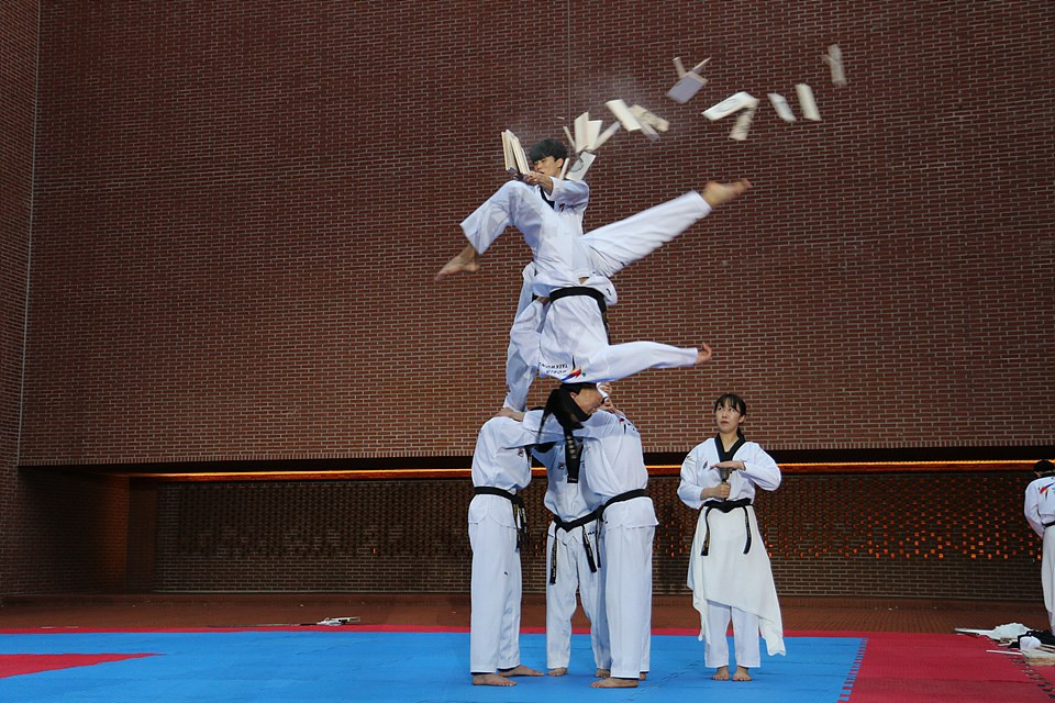 The event featured a performance by World Taekwondo's demonstration team ©World Taekwondo