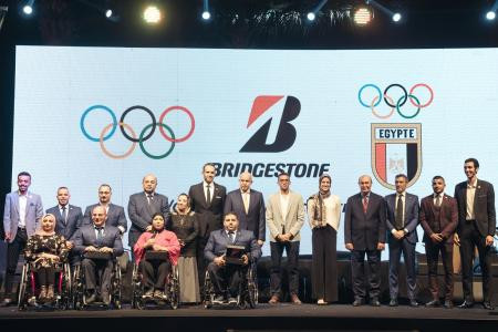 Bridgestone commemorated Egypt's Tokyo 2020 Olympians and Paralympians, while committing to providing support for athletes preparing for Paris 2024 ©Bridgestone