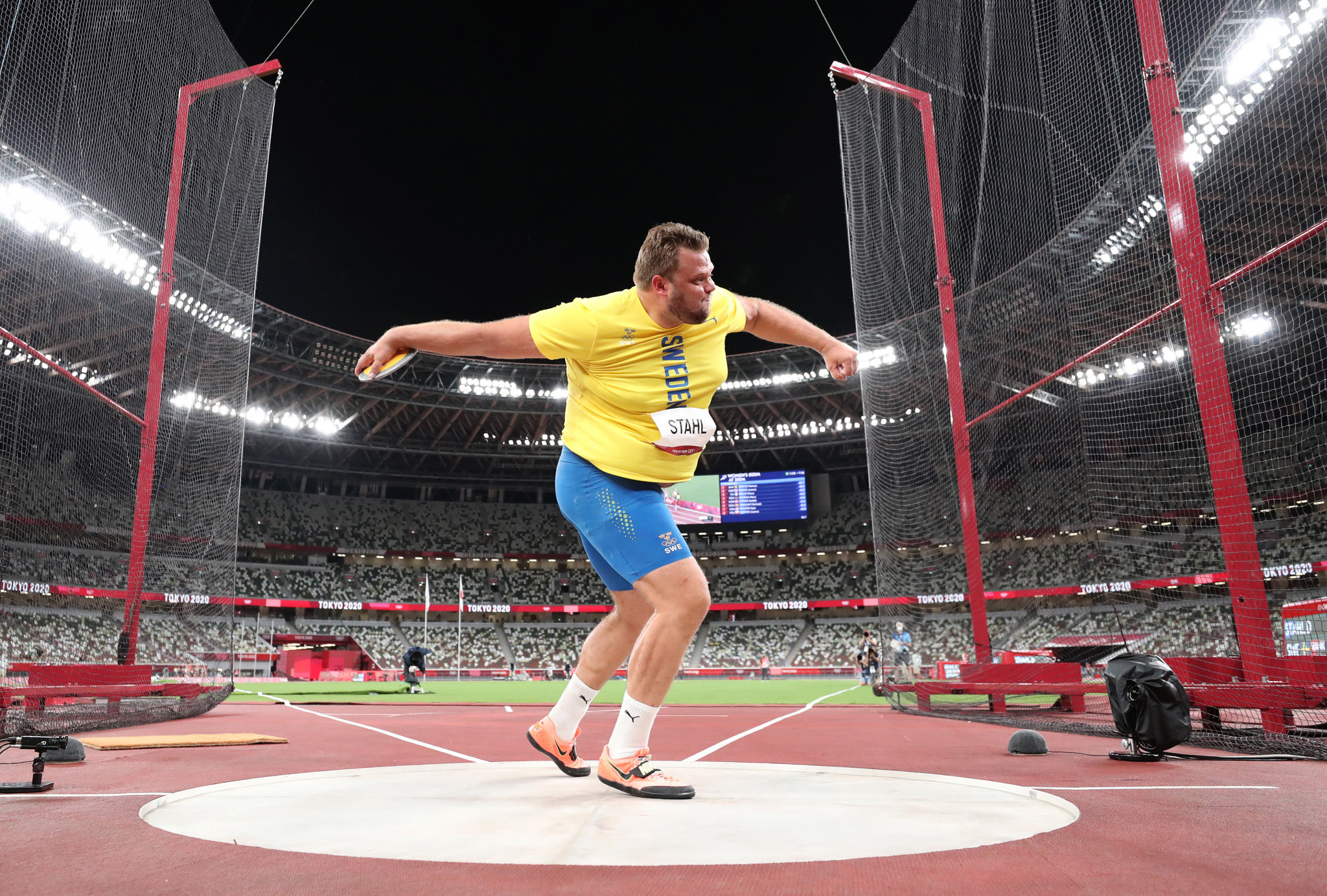 Daniel Ståhl of Sweden threw a world-leading 71.40m in the discus, but failed to make the final five for Male World Athlete of the Year ©Getty Images