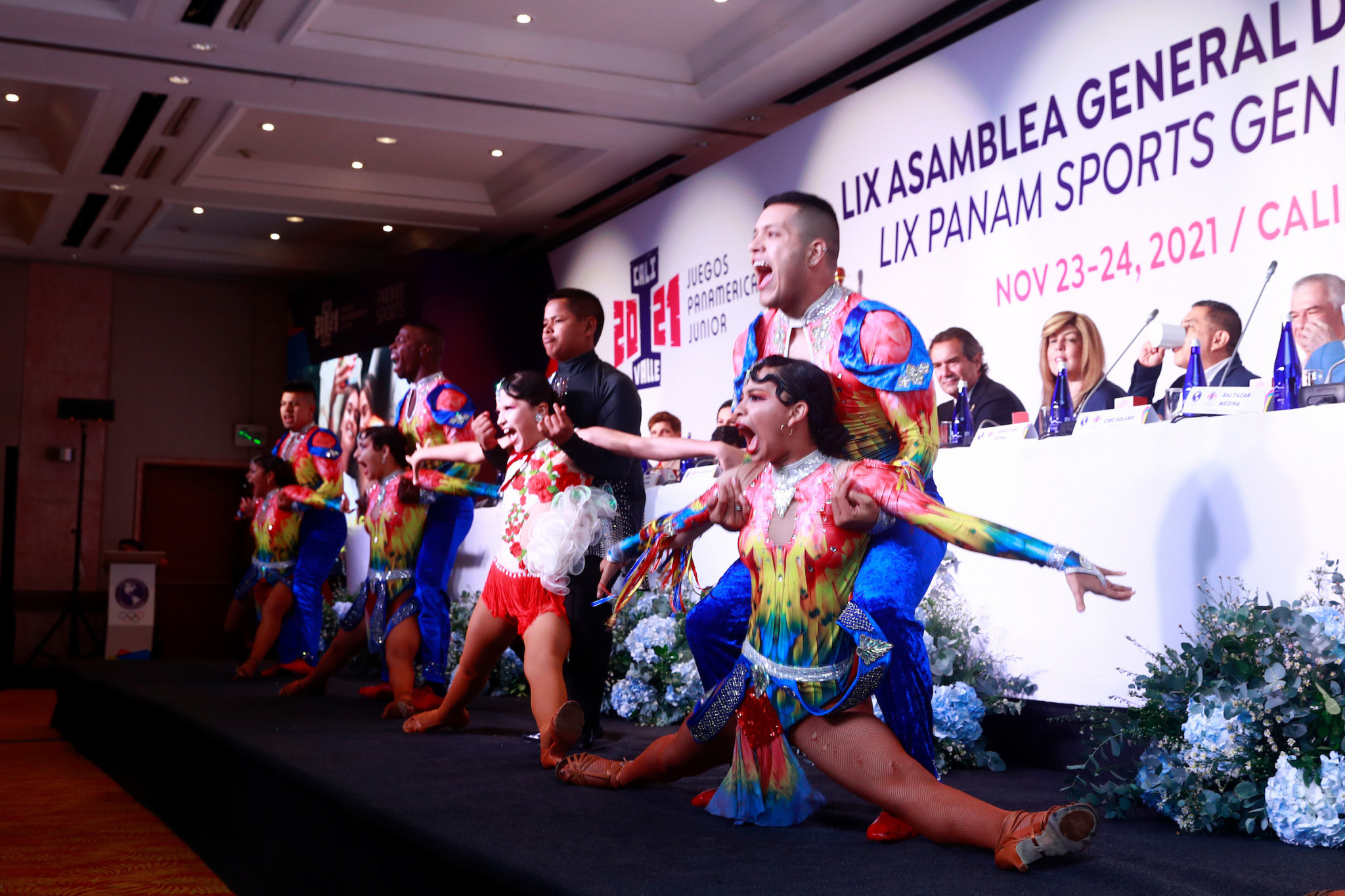 The General Assembly was opened with a traditional performance  of salsa dancing as Cali is the self-proclaimed salsa capital of the world ©Agencia.XpressMedia