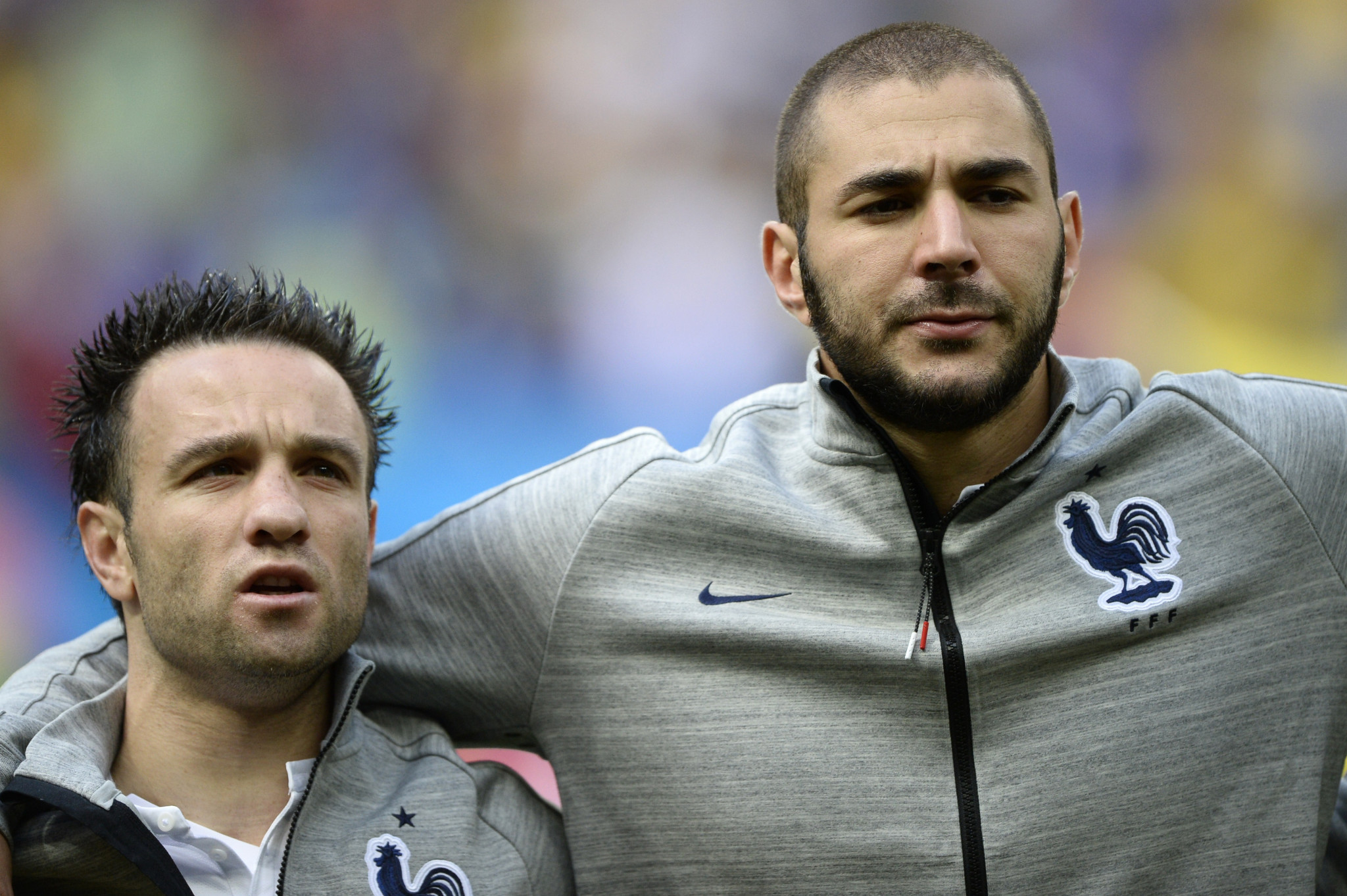 French football star Benzema found guilty of blackmailing fellow player picture