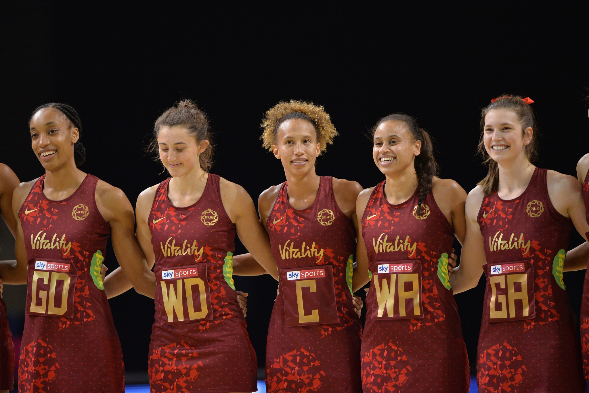 England's netball side is to play Australia, New Zealand and South Africa in January ©England Netball