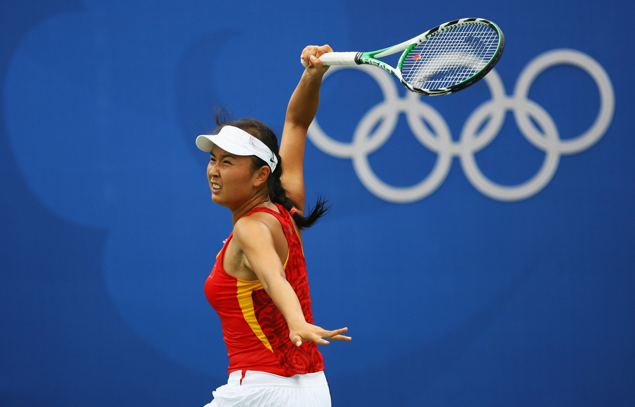 Peng Shuai appeared at three Olympic Games, and concerns remain over her well-being ©Getty Images