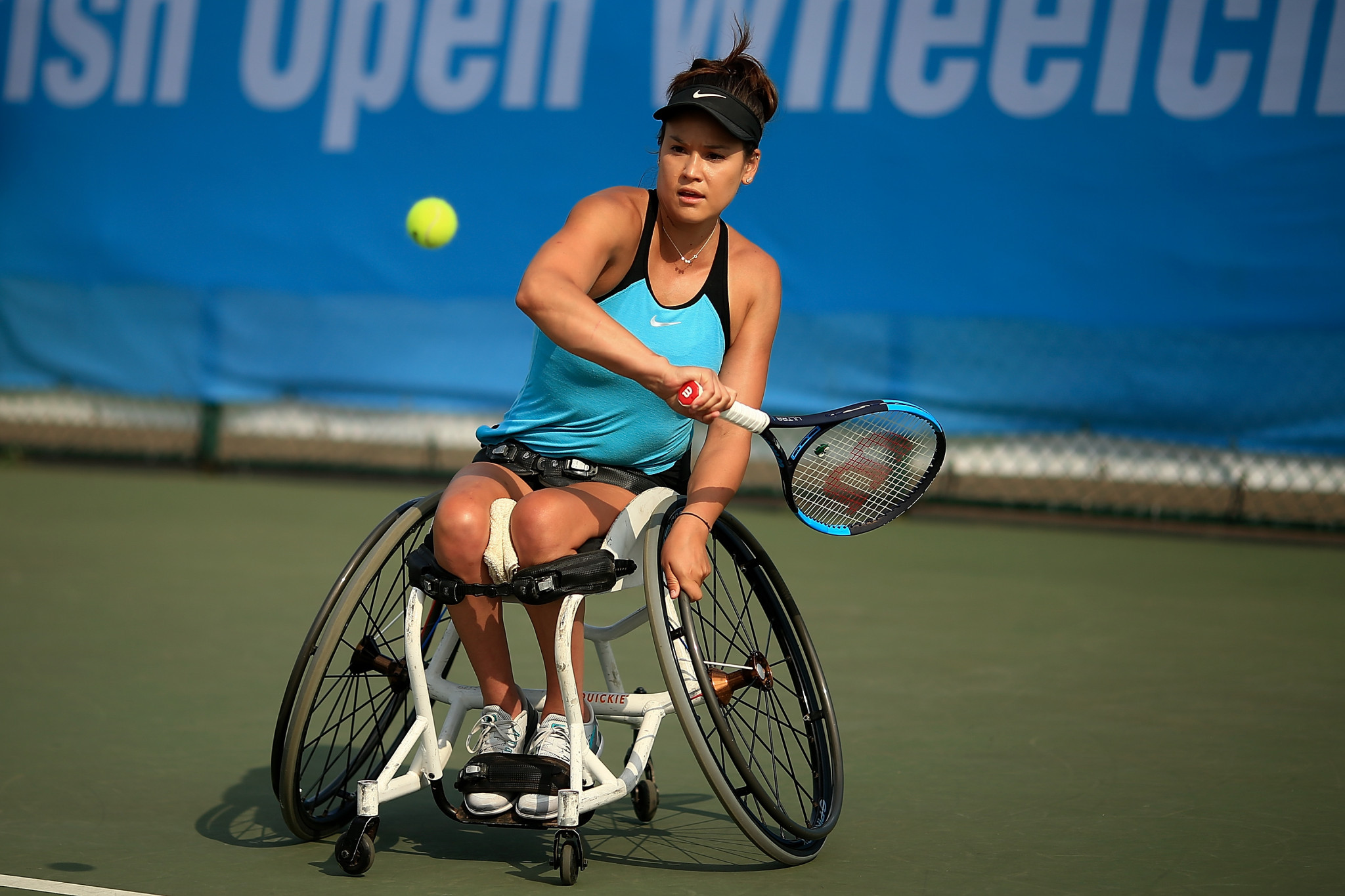 American Paralympians attend Virginia Tech wheelchair tennis session