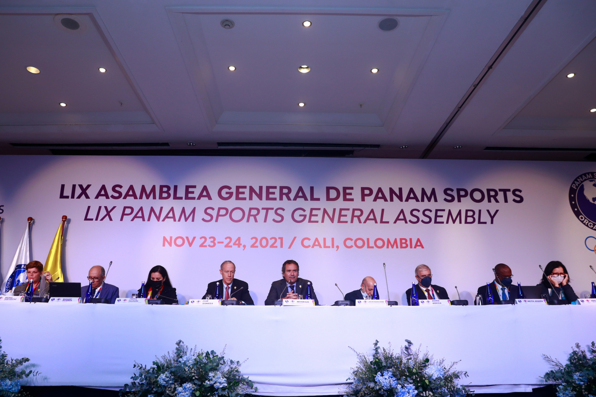 Panam Sports President Neven Ilic began proceedings on the final day of the governing body's General Assembly in Cali in Colombia @Agencia.XpressMedia 