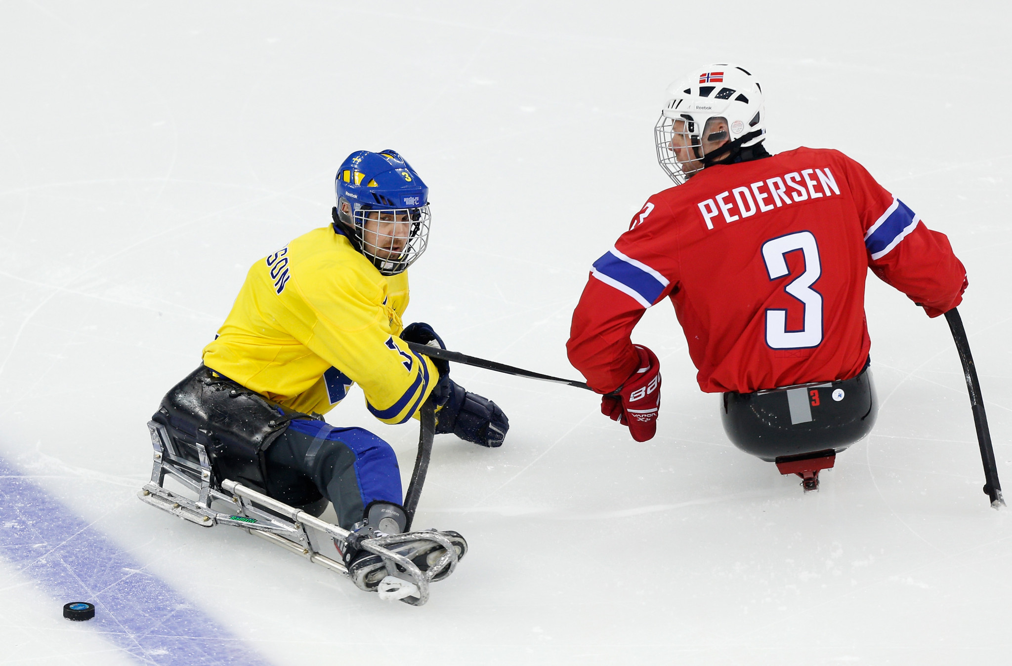 Norway and Sweden will aim to keep up their ever-present record at the Winter Paralympics in ice hockey ©Getty Images